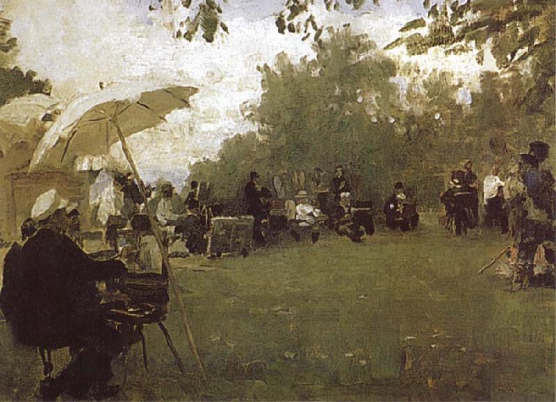 At the Academy-s House in the Country, Ilya Repin